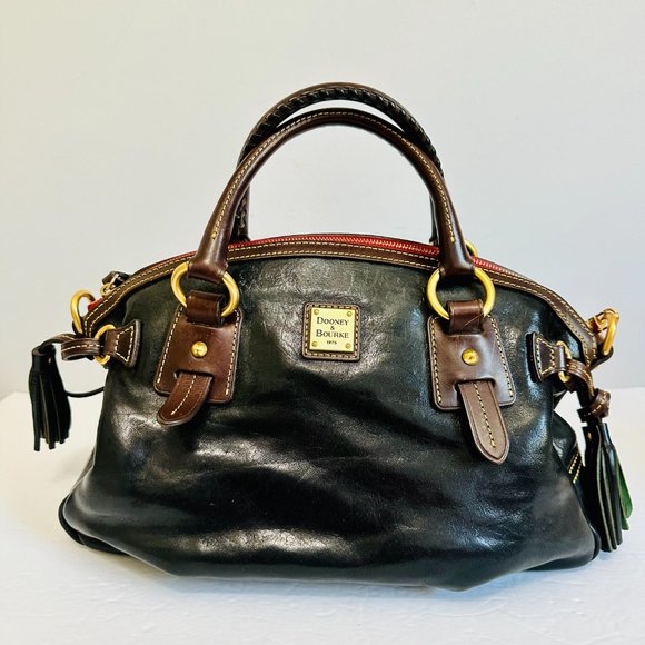 Y2K DOONEY & BOURKE LARGE LEATHER DOCTOR SATCHEL BAG VINTAGE - Picture 4 of 16